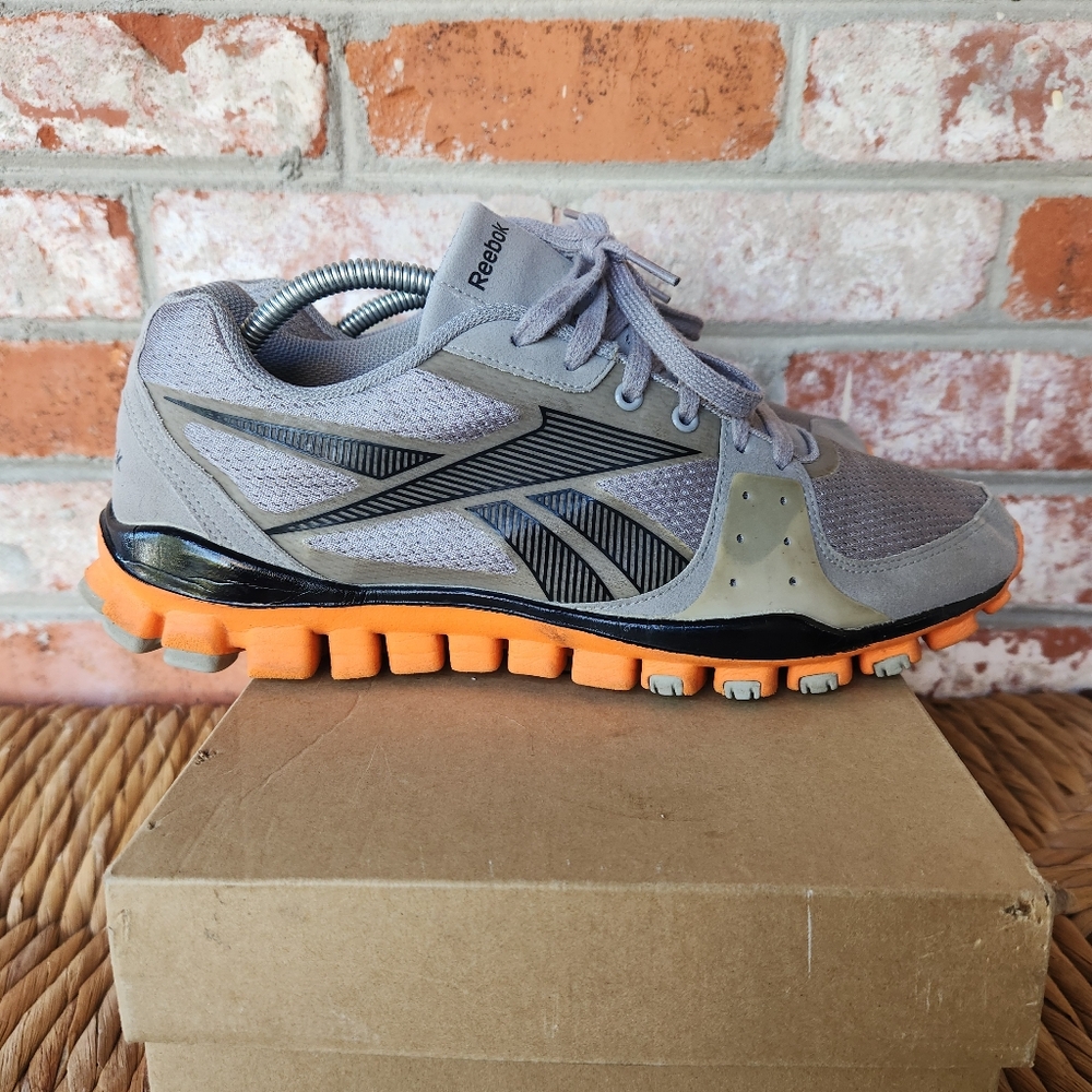 Reebok Realflex Grey/Orange Sneakers